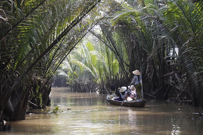 1-Day Mekong Delta Cai Rang Floating Market-Ancient House-Pancake - Cycling through a local village