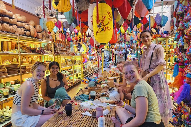 1-Hour Lantern Making Class in Hoi An - Painting practice before you decorate