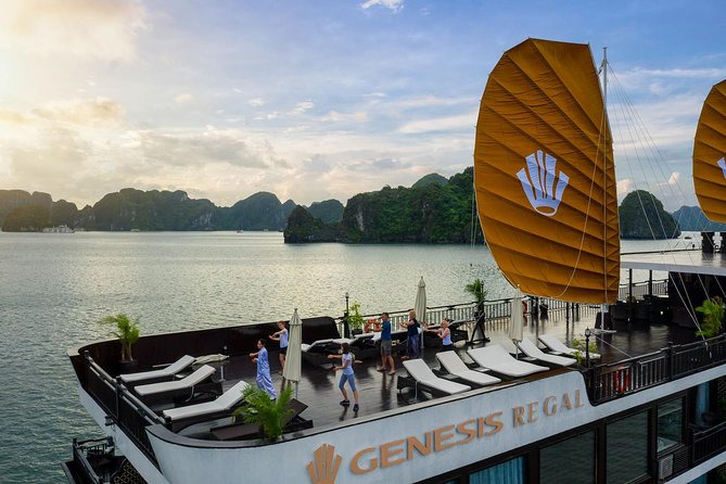 2 Days and 1 Night Halong Bay Luxury Genesis Regal Cruises - Sunset, Squid Fishing, and a Relaxed Evening
