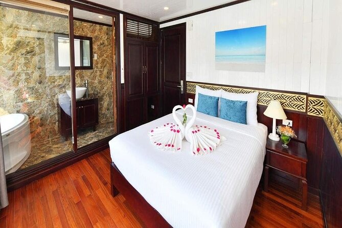 2 Days Halong Bay - Halong Sapphire Cruise - Afternoon kayaking, swimming, and cave country