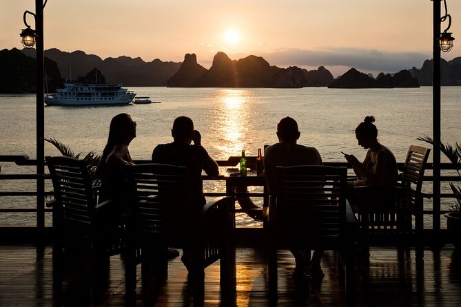 2D1N: Halong Bay 4-Star Cruise - Cave, Kayak, Swim, Meals - Sunset, cooking class, tai chi, and evening time