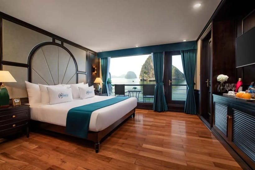3-Day Lan Ha Bay & Viet Hai 5★ Cruise + Free Hanoi Pickup - Sunset on the Gulf of Tonkin