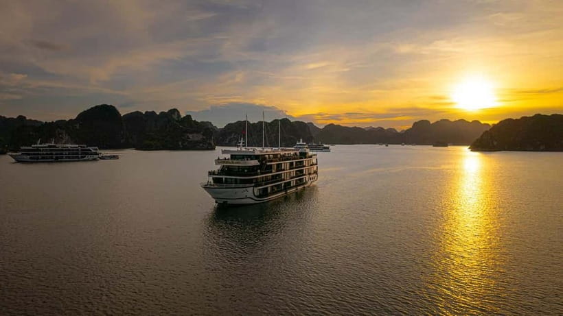 3-Day Lan Ha Bay & Viet Hai 5★ Cruise + Free Hanoi Pickup - Ba Trai Dao, beach time, and kayaking