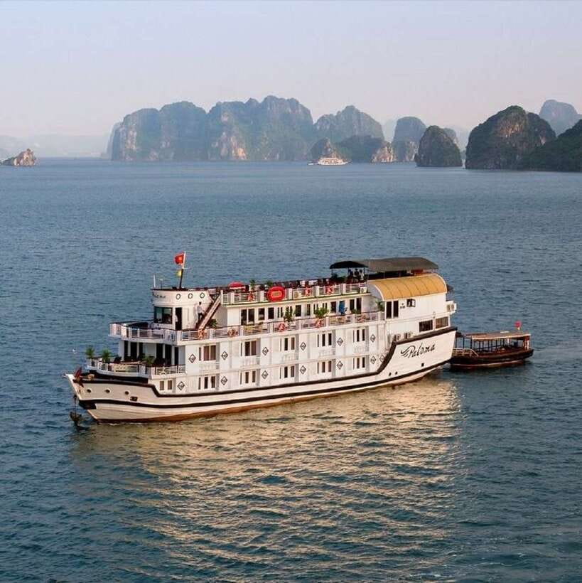 4-star Halong Paloma Cruise 2D1N Trip - The journey from Hanoi to Halong International Cruise Port