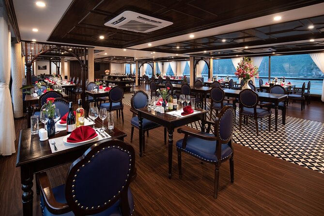 All-Inclusive 2 Day/1 Night Halong Luxury Cruise, Meals, Cave, Kayaking,Swimming - Dinner, cooking, Tai Chi, and squid fishing