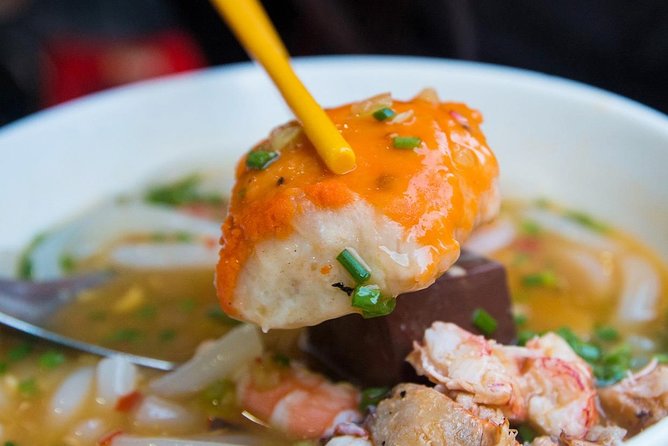 Award-winning Saigon Food Tour with GirlPower Drivers | KissTour - Meatball banh mi and Vietnamese pancakes in local food stops