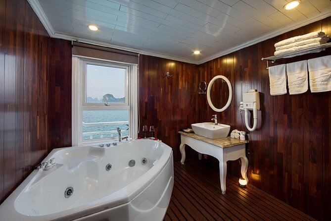 Bai Tu Long Bay 2 Day 1 Night Cruise - Boarding at SunWorld Port around noon