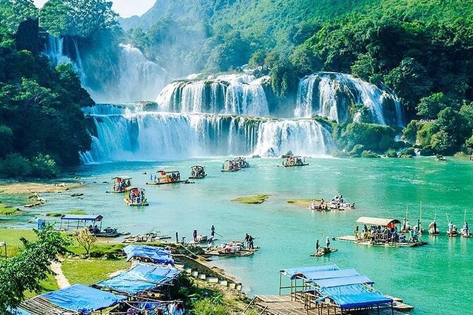 Ban Gioc Waterfall 2 Days 1 Night From Hanoi - Ban Gioc Waterfall from the pagoda
