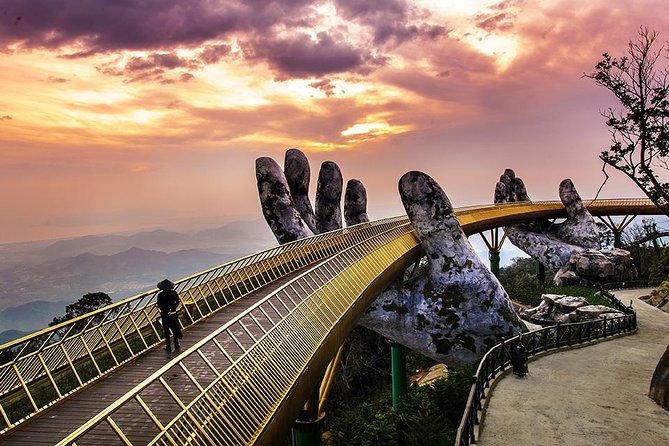 Bana Hills - Golden Hands Bridge Private Tour - The Golden Bridge at 1,414 meters