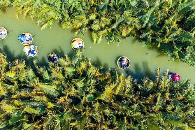 Basket Boat Ride, Coconut Forest, Sunset and Hoi An Town by Night - Hoi Ans Japanese Covered Bridge in 15 minutes