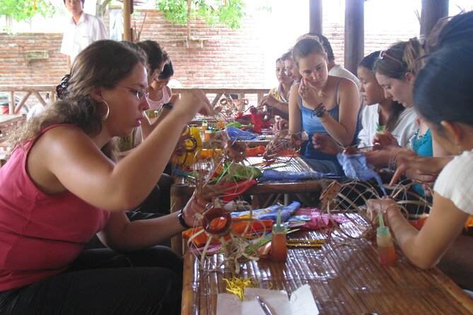 Basket Boat Tour from Da Nang/HoiAn by Lunch & Cafe Class Private - Entering Bay Mau Coconut Forest in Cam Thanh