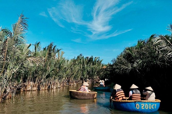 Basket Boat Tour, Hoi An city, boat trip and lantern release - Cam Thanh Coconut Forest and the basket boats