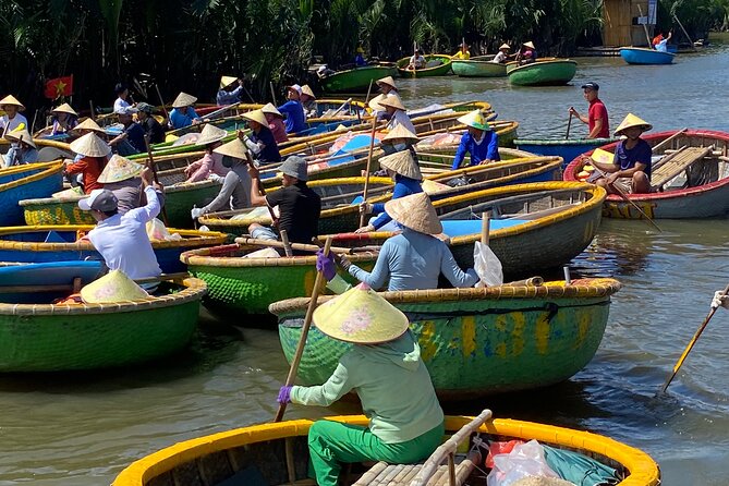 Bay Mau Cooking Class with Market Tour and Basket Boat Ride - Cooking four Vietnamese dishes