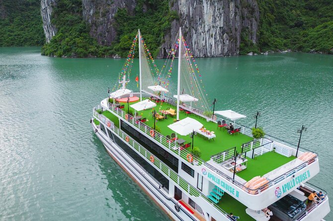 Best Halong Bay Tour One Day On Luxury Cruise 6 Hours Cruising - Six Hours Among Halong Bay’s Limestone Islands