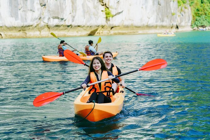 Best Price Halong 5 Star Day Cruise Buffet, Pool ,Sunset party - What the $36.41 price really covers