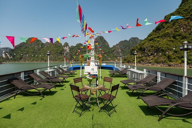Best Price Halong Bay Full-Day Trip,Cave,Titop,Kayak By Transfer - Ti Top Island for Swimming or the Viewpoint
