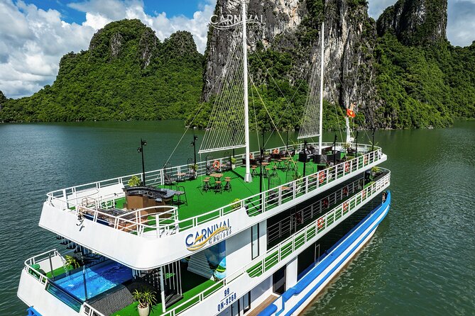 BEST SELLER: Ha Long Bay Luxury Cruise Day Tour - All Inclusive - A full Ha Long Bay day for $55.94
