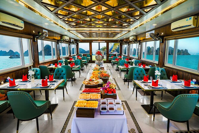 Best seller Halong Bay Day Cruise - Boarding at Tuan Chau and eating on the water