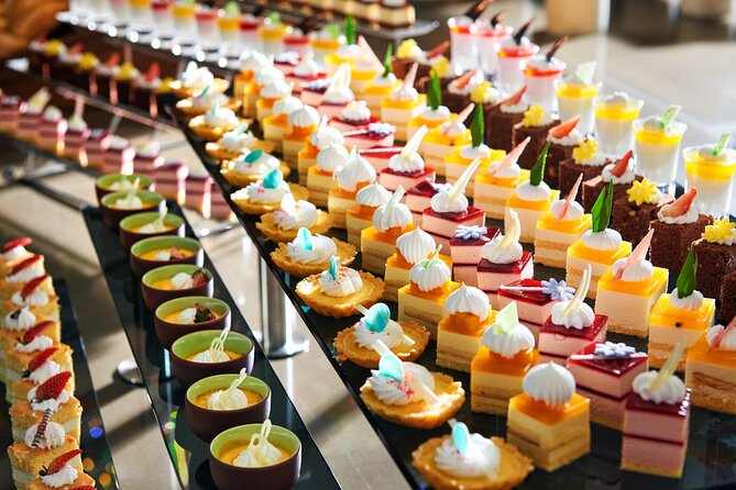 Buffet on Paradise Delight Dining Cruise Halong Bay Tour - Scenery from a modern European-style ship
