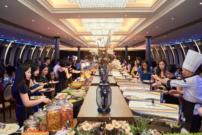 Buffet on Paradise Delight Dining Cruise Halong Bay Tour - Shows, service, and the human touch