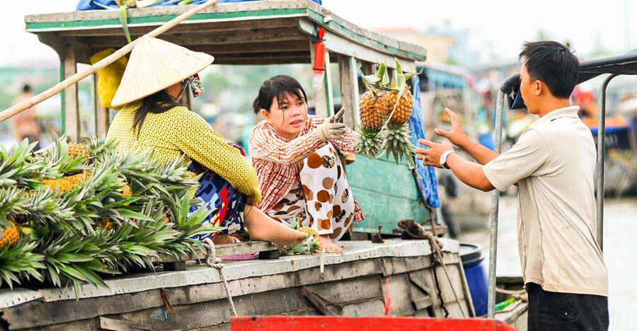 'Cai Rang' Floating Market 2-Day Tour With Biking & Boating - Vinh Long and Tan Phong Island by boat