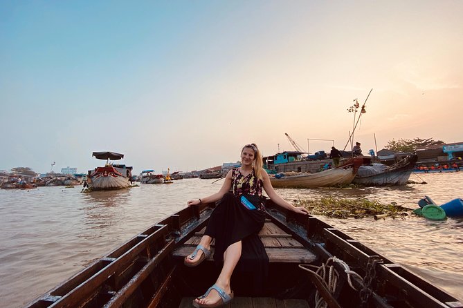 Cai Rang floating market, Cacao & hidden small canal - Making noodles at a family workshop