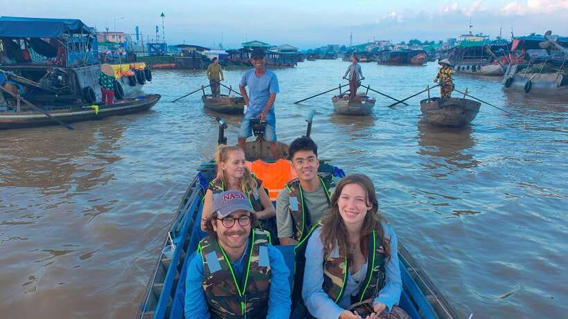Can Tho: Authentic Mekong Delta – Real Local Life Tour. - Making Vietnamese pancakes beside a clay stove
