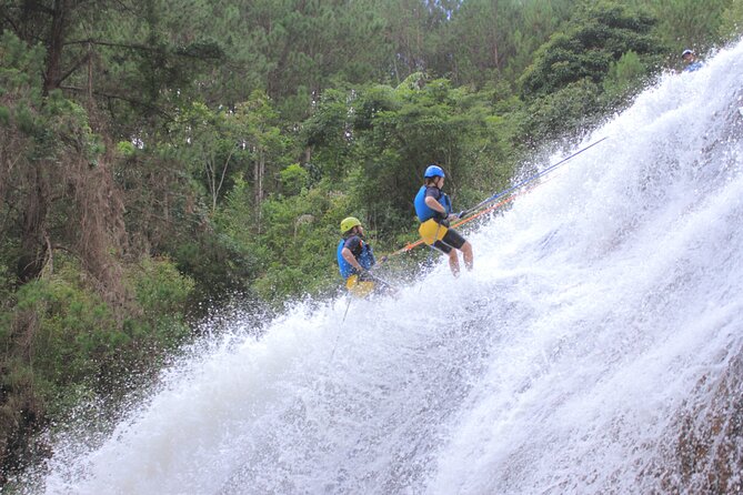 Canyoning Tour in Dalat Viet Nam - Natural slides through the river