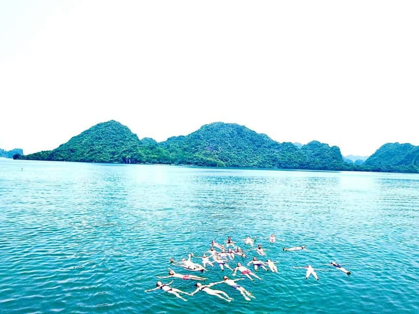 CAT BA :2D1N Lan Ha bay-Ha Long bay with Plankton Excursion - Morning among fishing boats and limestone islands
