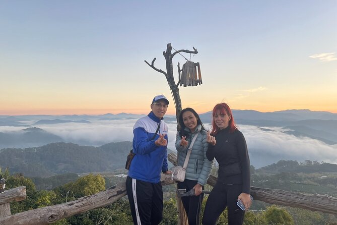 Cloud Hunting and The Glow of Dawn in Da Lat 4:00 - 10:00 AM - Cau Dat Tea Hill and the wind turbines