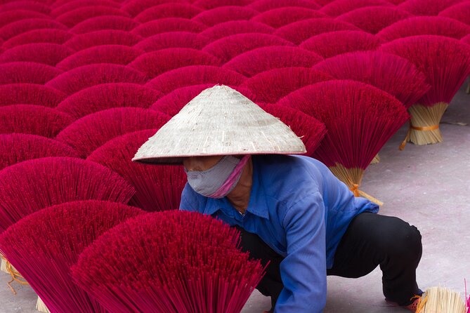 Colors of Incense village Quang Phu Cau - From bamboo splitting to colored sticks