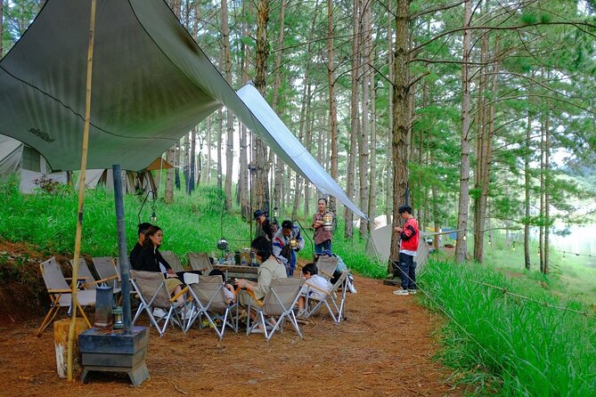 Combo Activity Trekking, Sup Paddling, Camping and Canyoning - Camping Beside the Lake