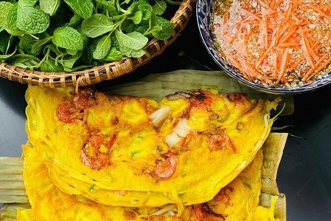Committed Non-Touristy Saigon Street Food Tour By Scooters/Car - The food: ten tastes, from Hue cakes to coconut flan