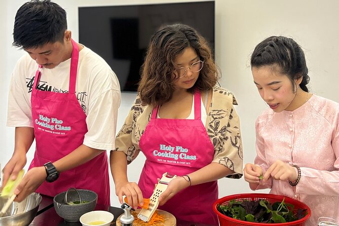 Cook 4 Local Vietnamese Dishes In Pink-themed Class & Market Tour - What the price includes at $38
