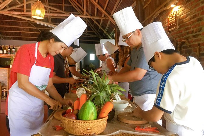 Cooking Class Hoi An:Local Market, Basket Boat, Fishing & Cooking - Hoi An Market: a quick lesson in ingredients