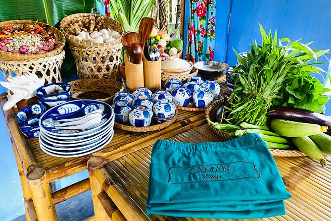 Cooking Class Hoi An - Organic Garden - Farming Tour-Handicrafts - Herbal drinks and folk games