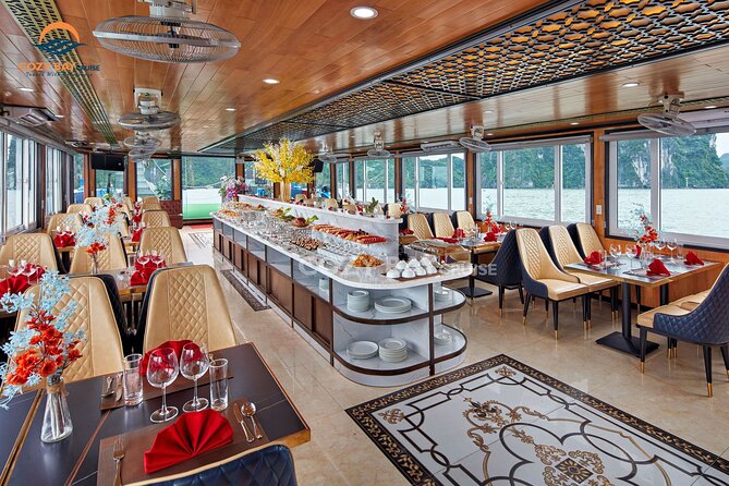 Cozy Bay Halong 5-Star Day Cruise, Buffet, Cave, Kayak, Swimming - Key Details Before You Book