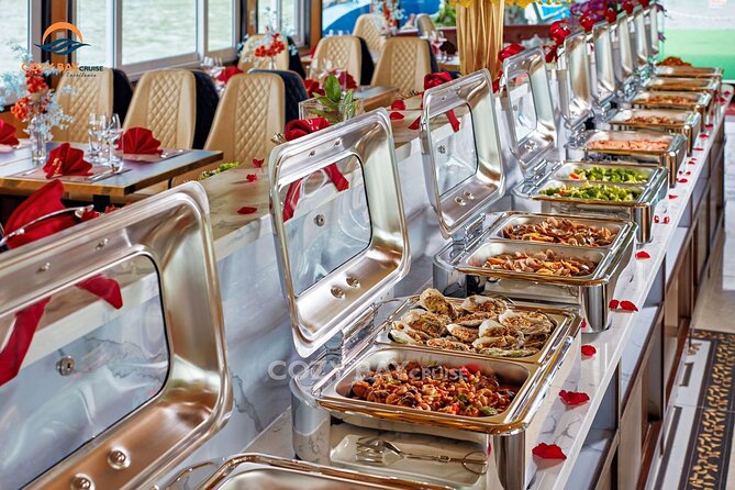 Cozy Bay Halong 5-Star Day Cruise, Buffet, Cave, Kayak, Swimming - Buffet Lunch and Onboard Comfort