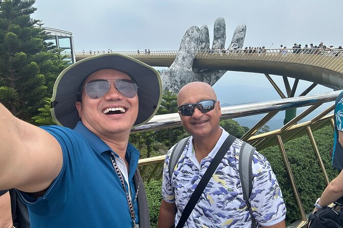 DA NANG Ba Na Hills, Golden Bridge & Cable Cars PRIVATE TOUR - Golden Bridge and the First Hour Above the Trees