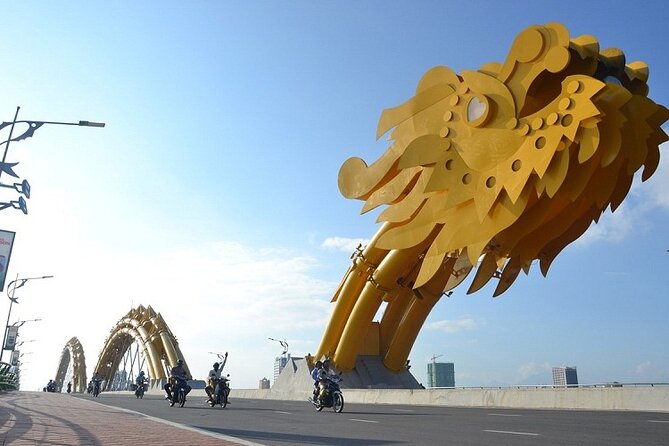 Da Nang Food Tour Motorbike & Sightseeing By Ao Dai Lady Rider - The Sun Wheel and Da Nang night market