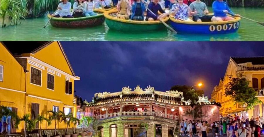 Da Nang/Hoi An: Coconut Village Boat and Hoi An City Tour - From Da Nang at Noon to Hoi An After Dark