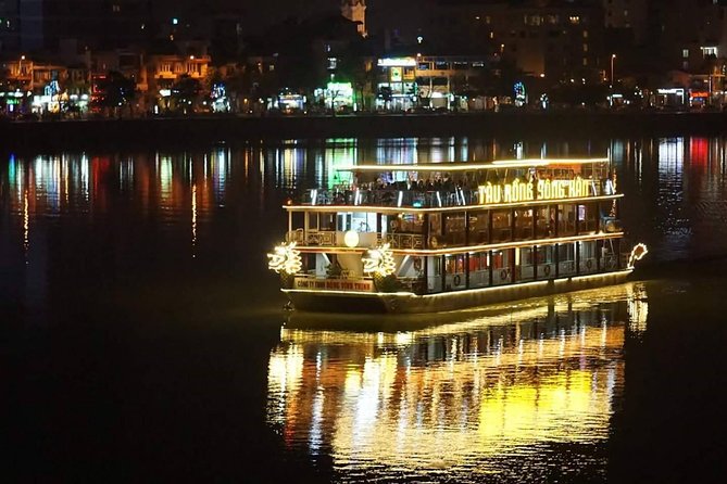 Da Nang Night Motorbike Tour & River Cruise Riding By Lady Rider - Love Bridge for river views and photographs