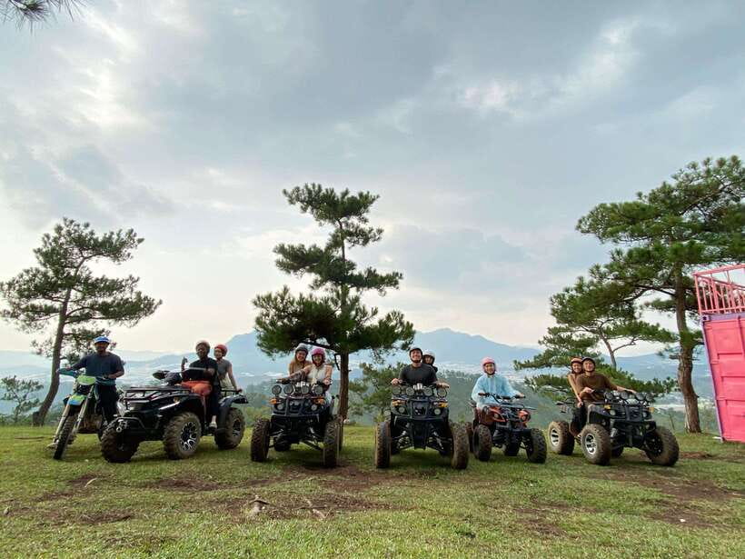 Dalat: 1- or 2-Hour Sightseeing ATV Adventure - Buffalo, Horses, and Open Hilltop Views
