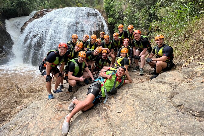 DaLat Canyoning & Experience 1500m Zipline - Base camp: learning the ropes before the action