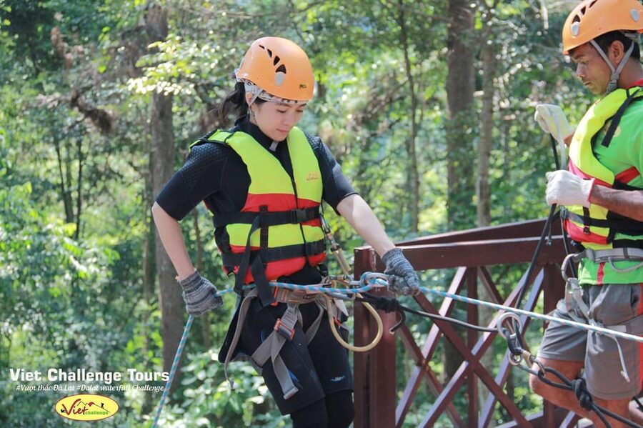 Dalat: Canyoning Extreme Adventure Vietnam - The Washing Machine Waterfall finishes the route
