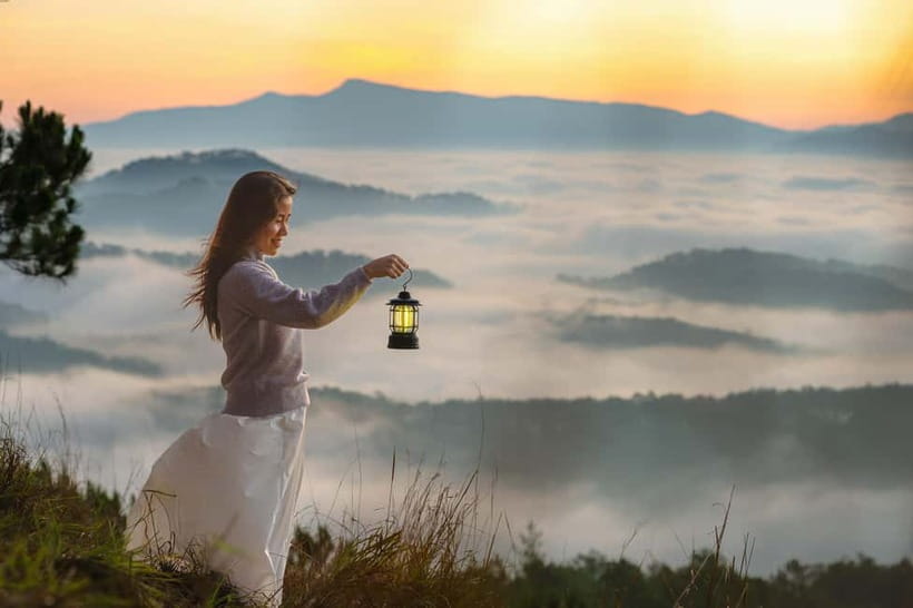 Dalat: Cloud Chasing packaged hike - Sunrise Pickup Included - 4:15 AM Pickup and the Drive Into the Hills