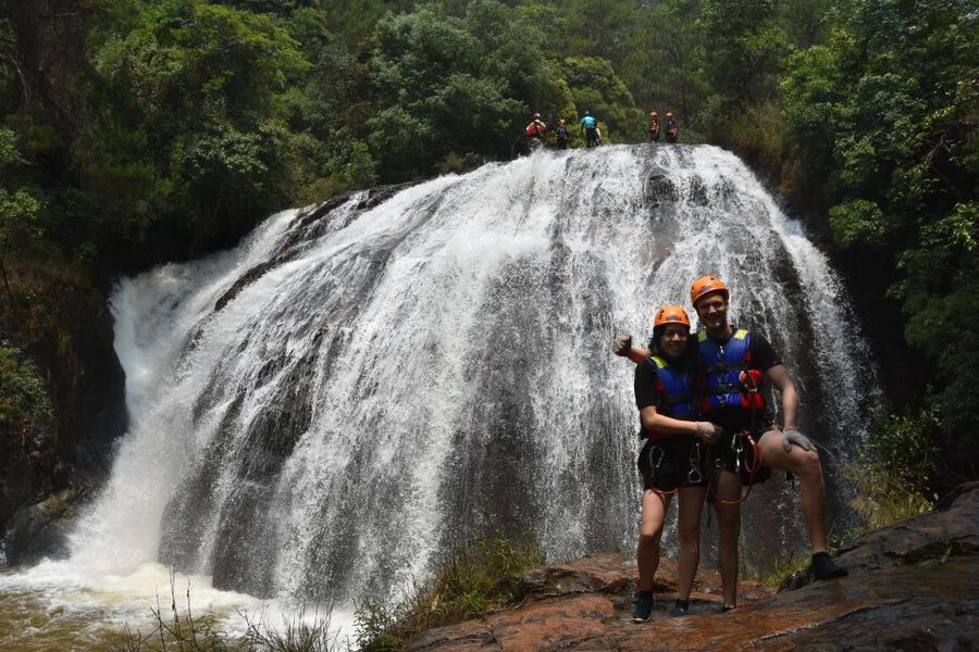 Dalat: Extreme Canyoning Adventure - The wet descents bring the real drama