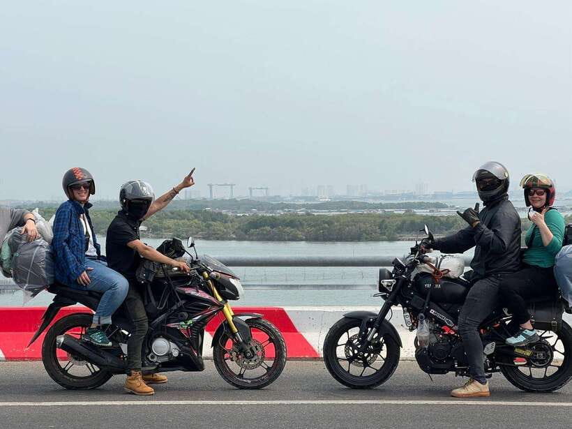 Dalat: MOTORBIKE TOUR TO PONGOUR FALLS- SILK- COFFEE FARM - Kho village and the giant chicken