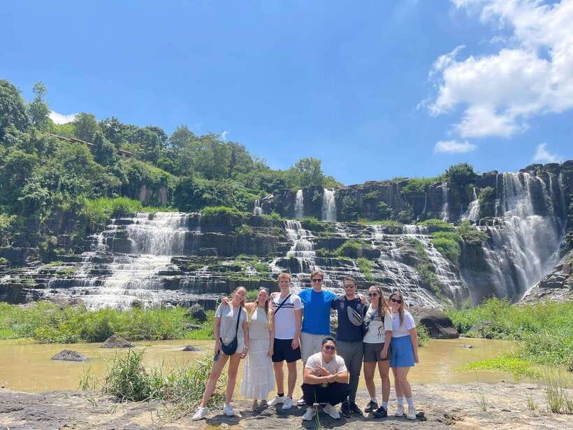 Dalat: MOTORBIKE TOUR TO PONGOUR FALLS- SILK- COFFEE FARM - Leaving Dalat by motorbike or car