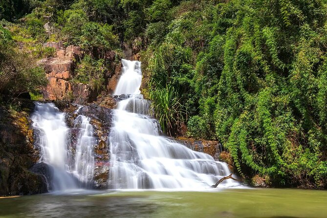 Dalat Top Tourists Sights - Waterfall & Go kart-Mario Kart - Datanla Waterfall brings the first rush